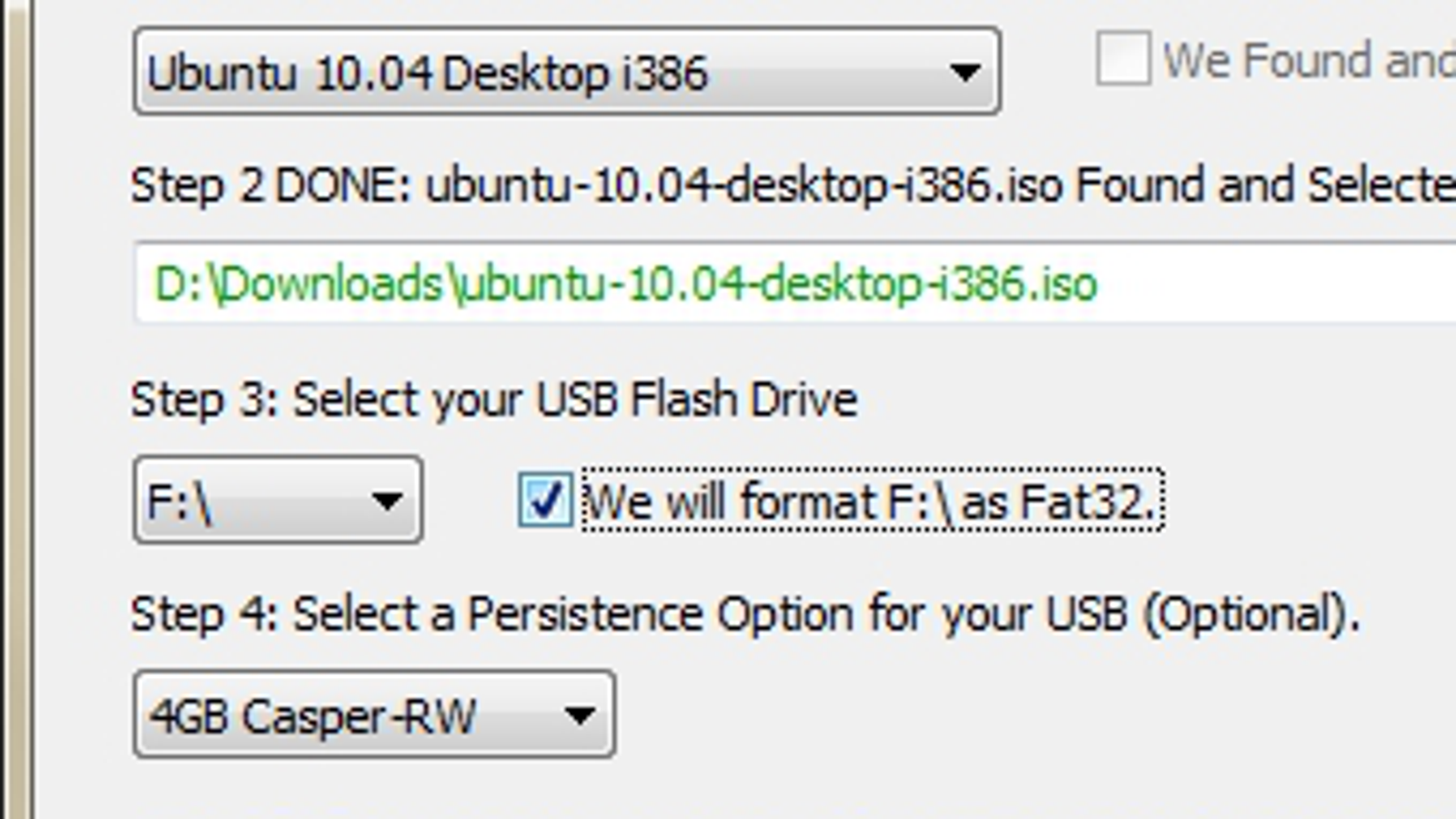 root of usb drive