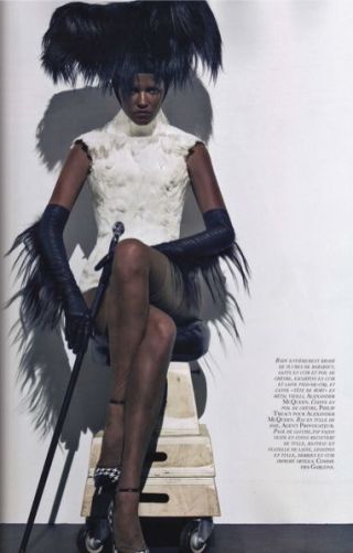 Illustration for article titled Oh No They Didn't: French Vogue Does Blackface