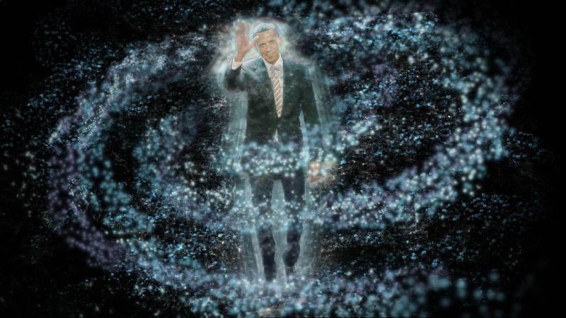 President Obama, delivering a surprise speech in a quantum branch of Hilbert space separate from our own.
