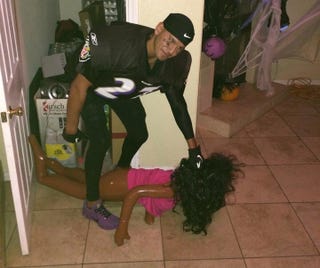 Illustration for article titled Ray & Janay Rice Are Praying For Halloween 2014's Biggest Assholes