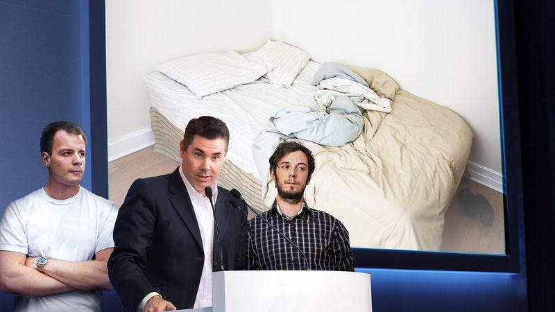 A coalition of single men emphasize that their sheets don’t even really smell and should hold up fine for another 6 or 7 years at least.
