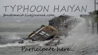 Illustration for article titled Fandom Aid for Typhoon Haiyan (and beyond)