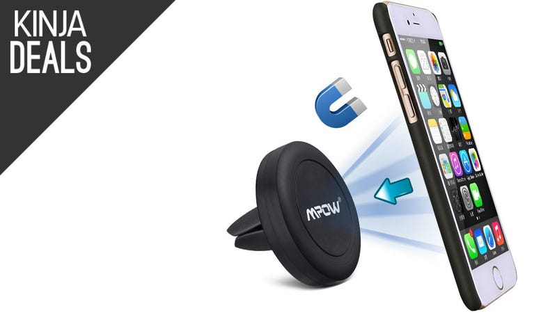 Illustration for article titled Mount Your Smartphone in the Car With This $6 Magnet