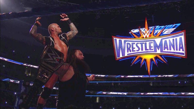 Illustration for article titled SmackDown knows the Road To WrestleMania is predictable, but it’s still kind of fun