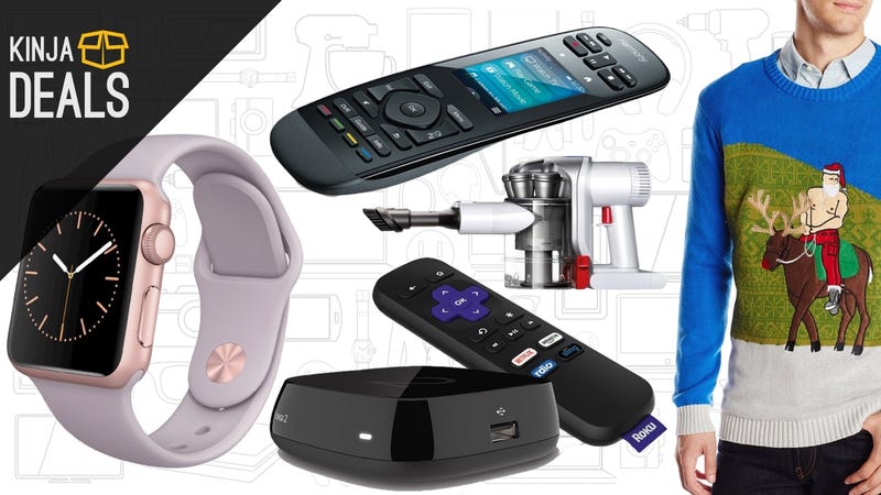 Illustration for article titled Today's Best Deals: Apple Watch, Ugly Sweaters, Dyson Vacuums, and More