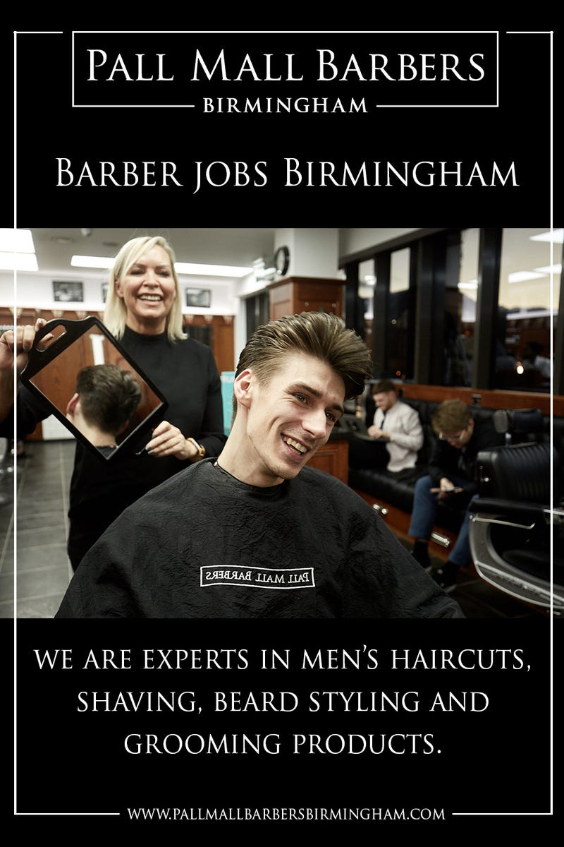 Illustration for article titled Barber Jobs Birmingham | Call 01217941693 | pallmallbarbersbirmingham.com