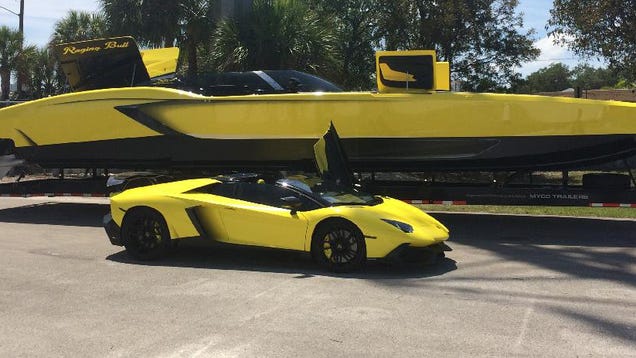 This Man Built A 1 3 Million Lamborghini Speedboat With