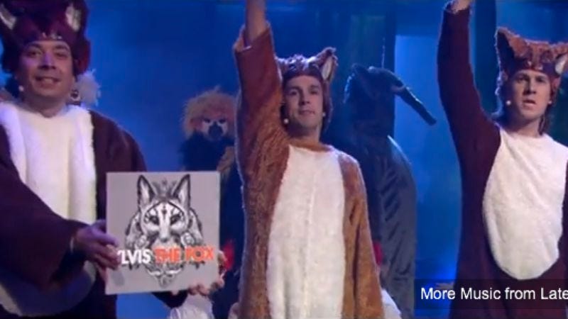 Norwegian band Ylvis brought "The Fox" to Late Night With Jimmy Fallon