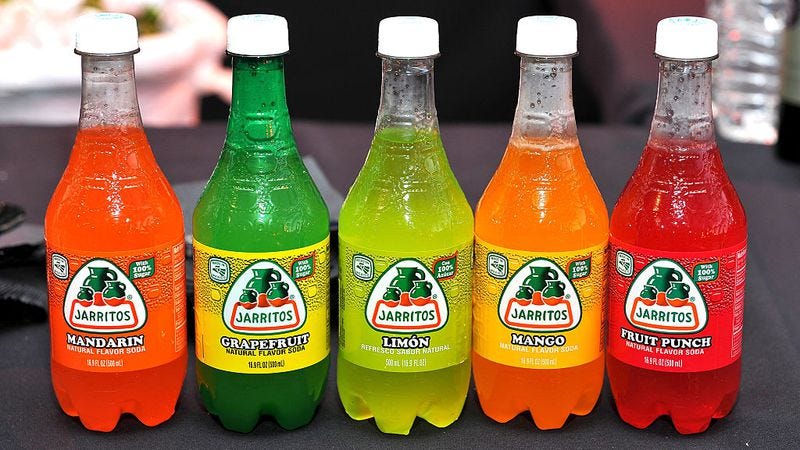 Real sugar and tropical flavors give Mexican sodas their