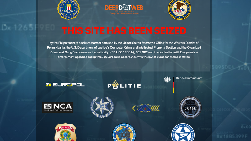 Illustration for article titled Reports: Police Bust Deep Dot Web, Saying It Made Millions Off Referral Links to Dark Web Markets