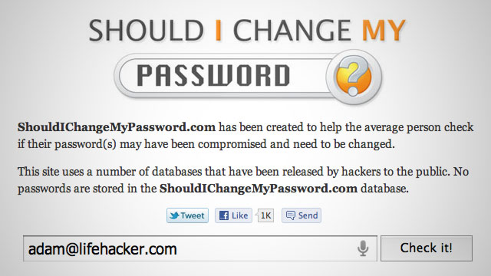 detect compromised passwords
