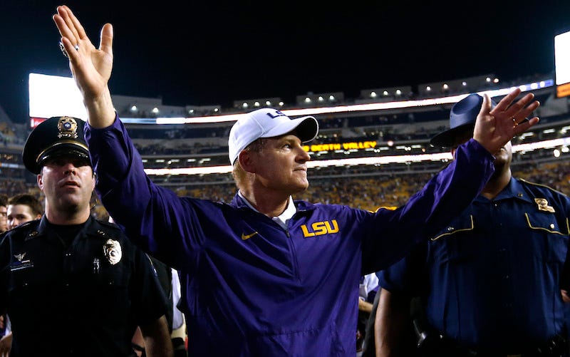 Illustration for article titled Report: LSU Came Close To Replacing Les Miles With Jimbo Fisher