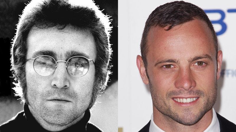 Illustration for article titled Pistorius Case Takes Dramatic Turn As Altered Plane Of Reality Results In Paralympian Shooting John Lennon