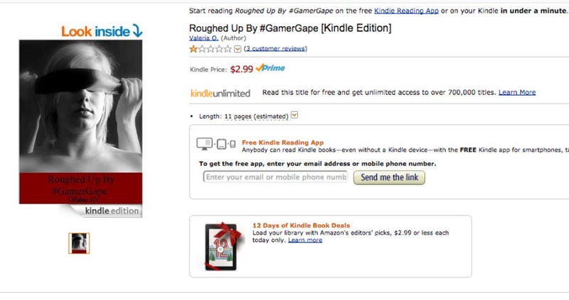Illustration for article titled Someone Wrote 'Erotica' About a Video Game Designer Getting Gang-Raped
