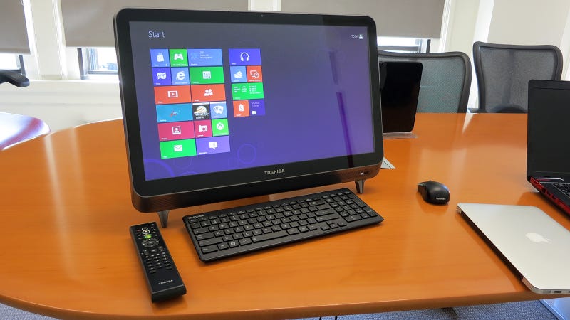 Illustration for article titled Hands On: Toshiba's New All-in-One Feels Great, Looks Average