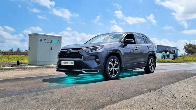 Electreon Drove A RAV4 Prime More Than 1,200 Miles Without Stopping To Recharge