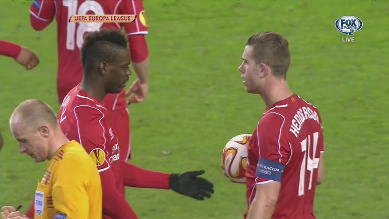 Illustration for article titled Mario Balotelli Does Selfish, Swaggy Thing, Wins Game For Liverpool