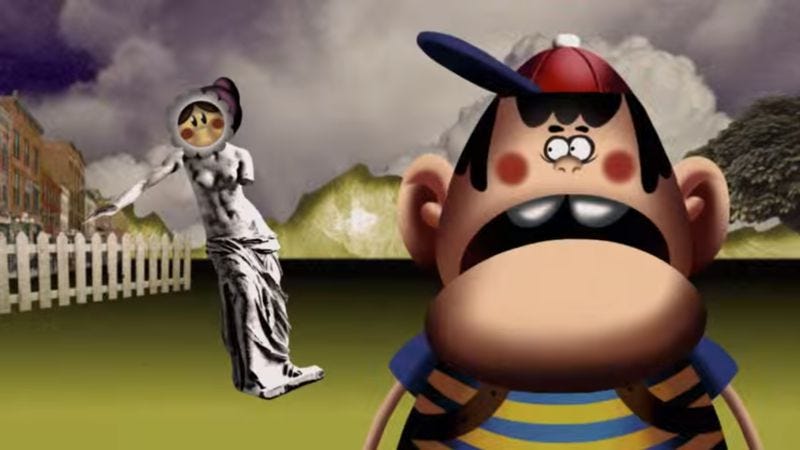 Illustration for article titled This reanimated Super Smash Bros. Melee intro will scramble your neurons