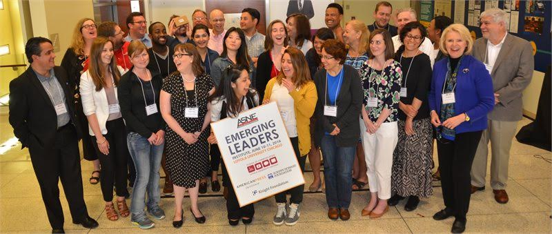 The American Society of News Editors created “Emerging Leadership Institutes” such as this one held in June at Loyola University in Chicago to increase diversity in newsroom management. Ralph Braseth, Loyola University Chicago School of Communication