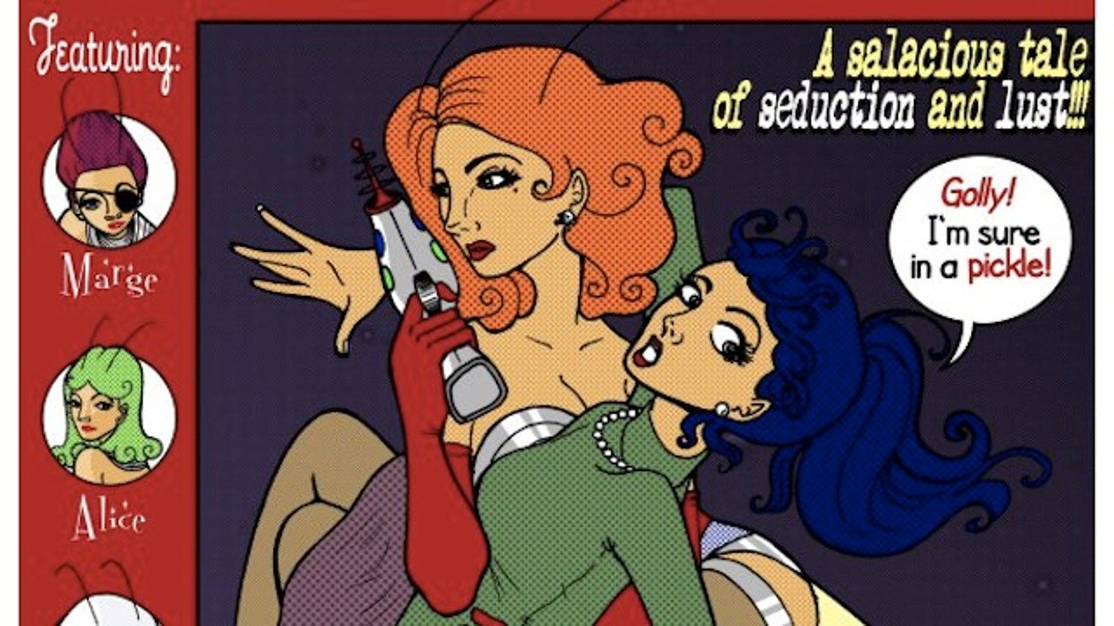 Webcomics Go Retro Pulp In I Was Kidnapped By Lesbian Pirates From Outer Space Webcomics Go Retro Pulp In I Was Kidnapped By Lesbian Pirates From Outer Space