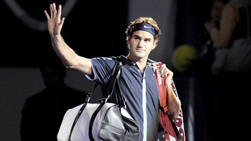 Illustration for article titled Roger Federer Turns Out To Be Awful Tennis Player