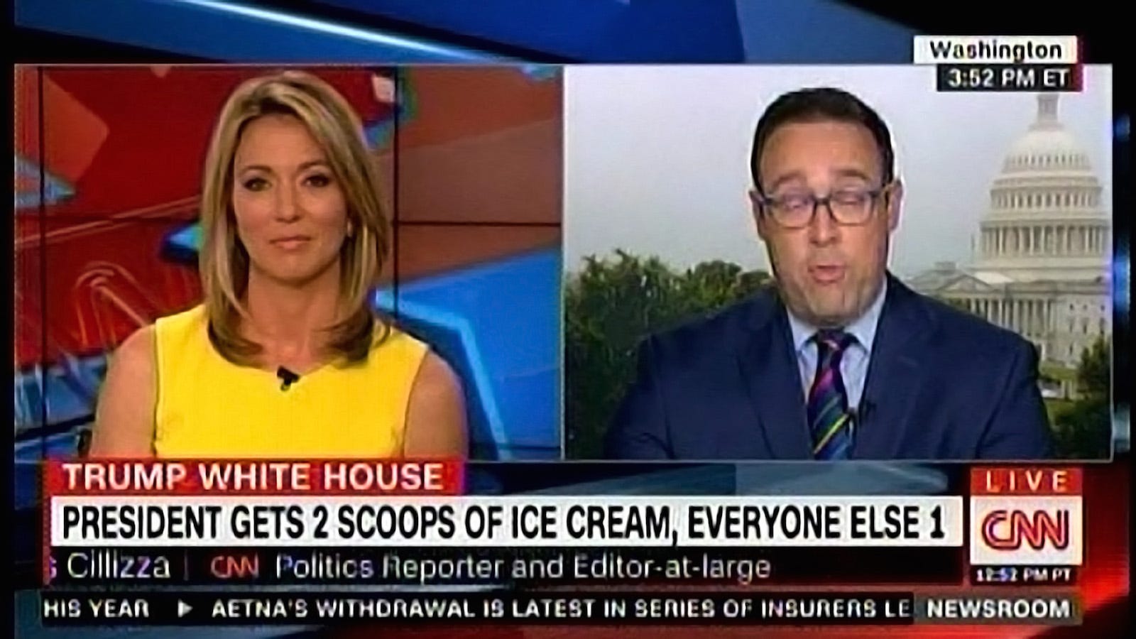 Here S A Real Chyron That Appeared On Cnn Today