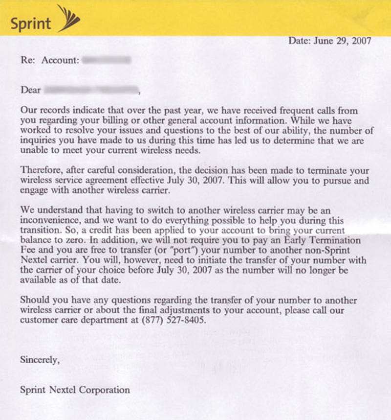 sprint customer serivce
