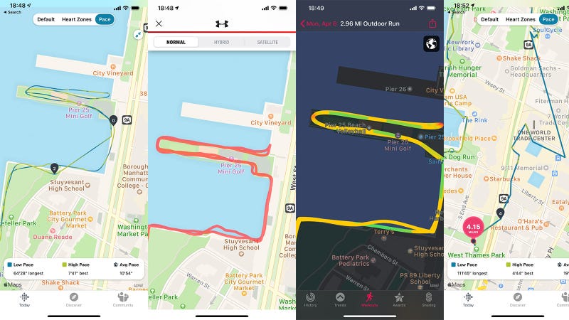 map my run and fitbit