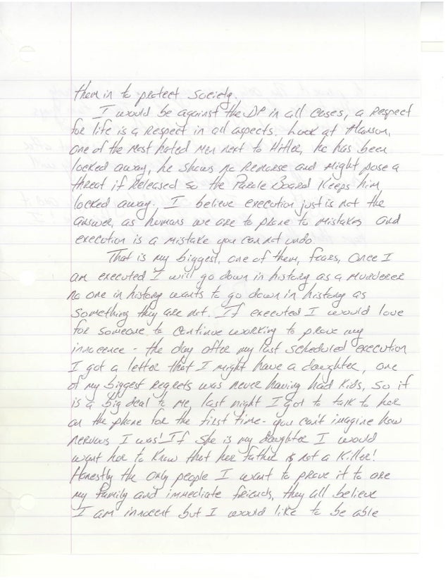 Letters From Death Row: Brett Hartmann on Justice