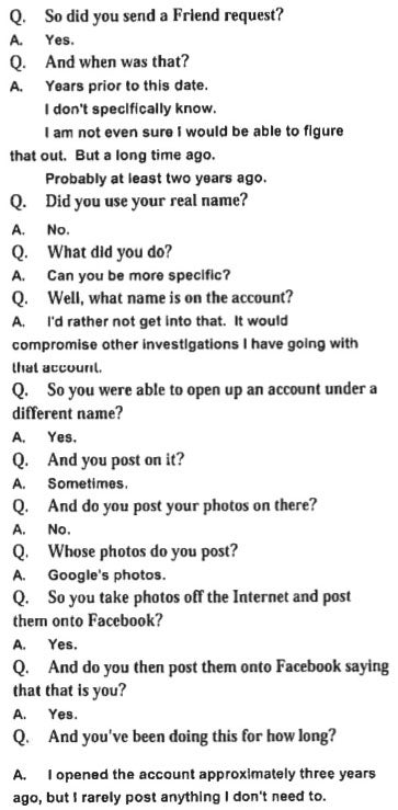 Officer Bradley Landis’s testimony about his undercover Facebook account, from Terrance Everett’s trial in February 2017