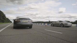 Watch Chris Harris Finally Review The Tesla Model S P100D Against The Porsche 911 R