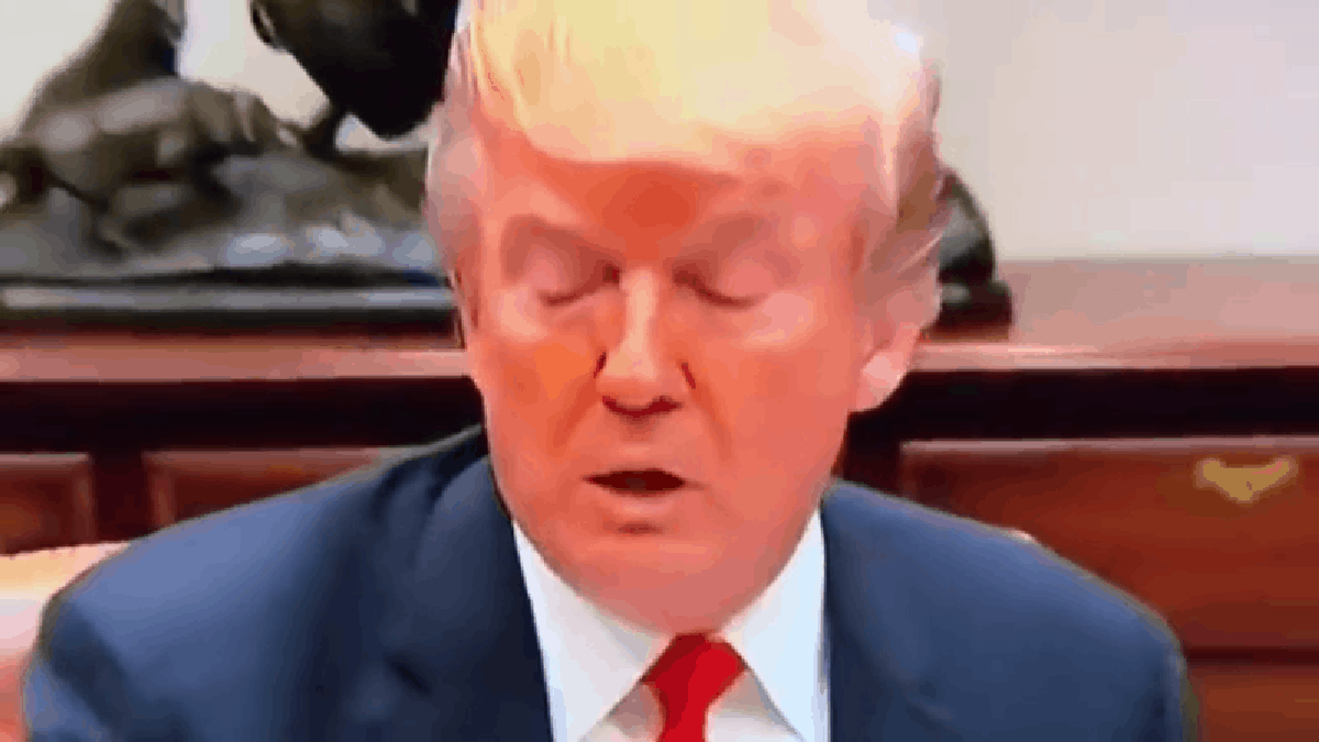 The Real Story Behind That Viral Video Of President Trump Hissing