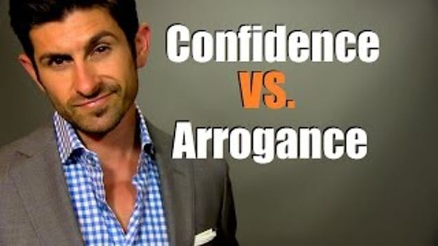 confidence vs arrogance
