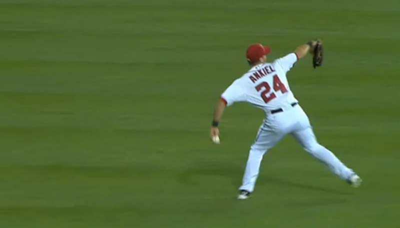 Illustration for article titled Rick Ankiel Threw A Strike From Center Field
