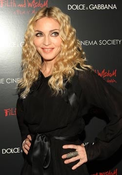 Illustration for article titled Definitely Crappy Fashions At Screening Of Madonna's Doubtless Crappy Film