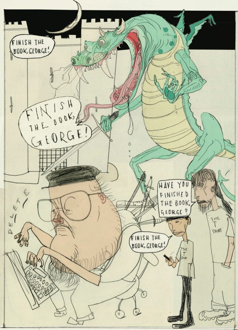 Illustration for article titled GRRM: No New Novel Before GoT Returns