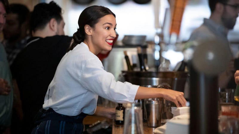 Illustration for article titled Saturday Night Social: Alexandria Ocasio-Cortez Made a New Friend