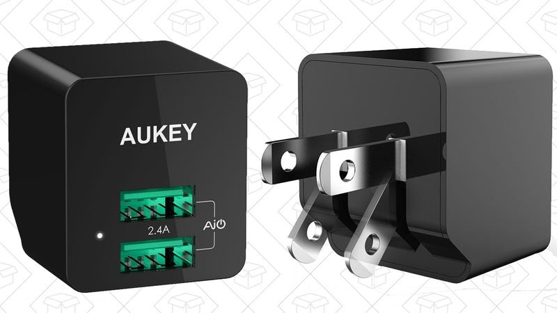 Aukey Dual Port Charger, $7 with code AU6POWER