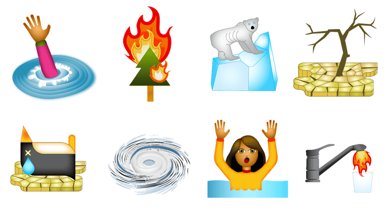 These Climate Change Emojis Are Peak 2018