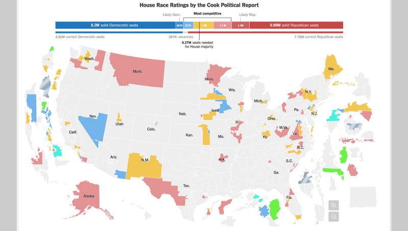 Illustration for article titled Election-Crazed ‘New York Times’ Expands Poll Coverage To 18.5 Million More Races In 371 Additional States