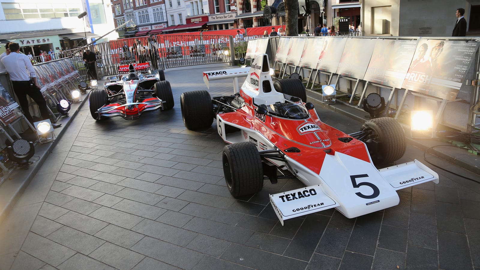 Two Real F1 Cars Showed Up Everyone At The Rush Premiere