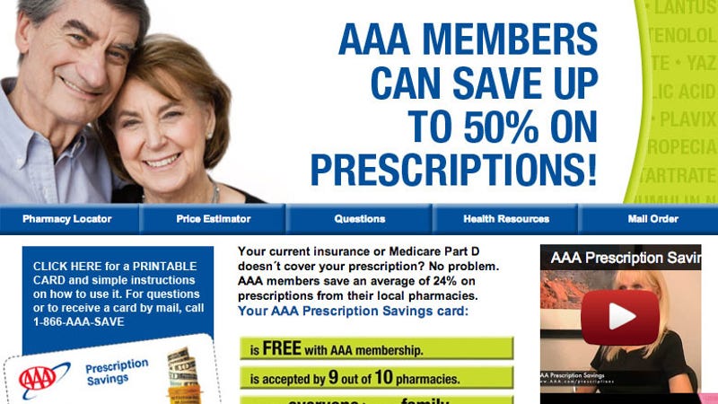 Use Your Aaa Card For Discounts On Medication 