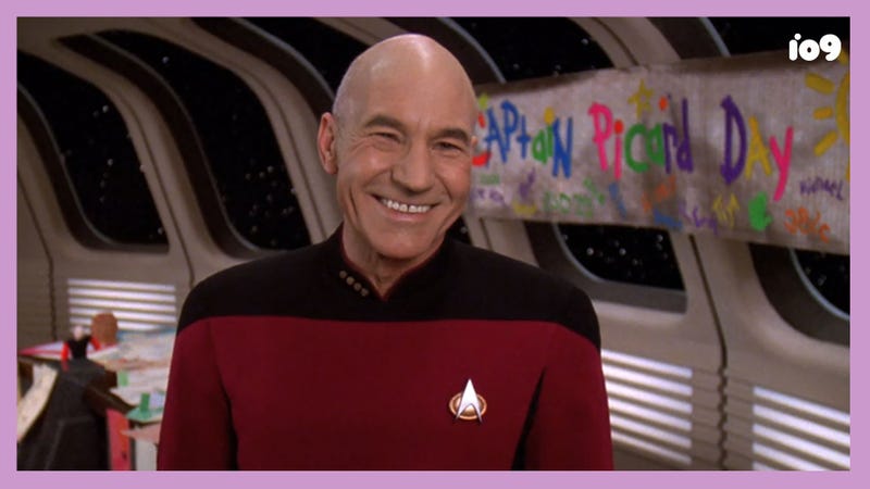 Patrick Stewart as Captain Jean-Luc Picard in Star Trek: The Next Generation.