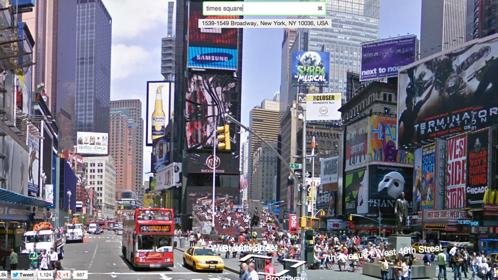 google maps instant street view