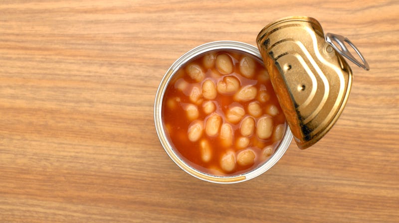 Illustration for article titled Man enjoys can of beans and mosh pit simultaneously