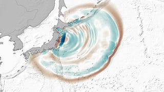 Illustration for article titled Japan’s tsunami created large dunes on the ocean floor