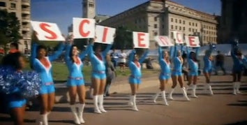 Illustration for article titled Pro Cheerleaders Become Science Cheerleaders