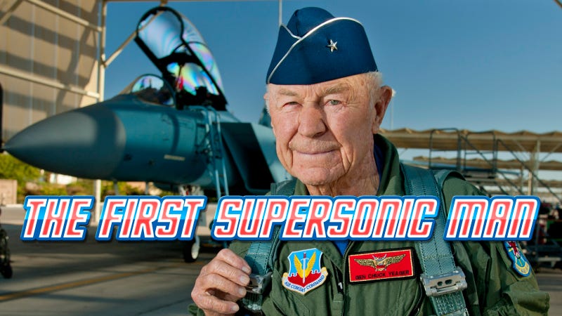 Image result for Chuck Yeager breaks the sound barrier