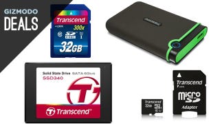 Illustration for article titled Great Deals on a Variety of Transcend Storage Today on Amazon