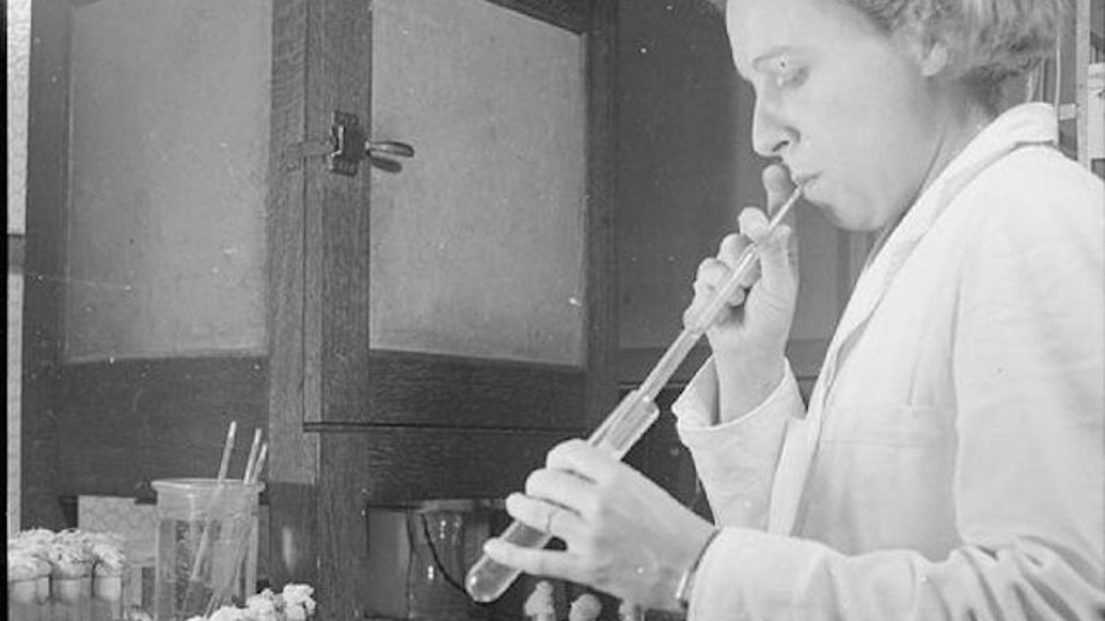 When Lab Scientists Used to Pipette with Their Mouths